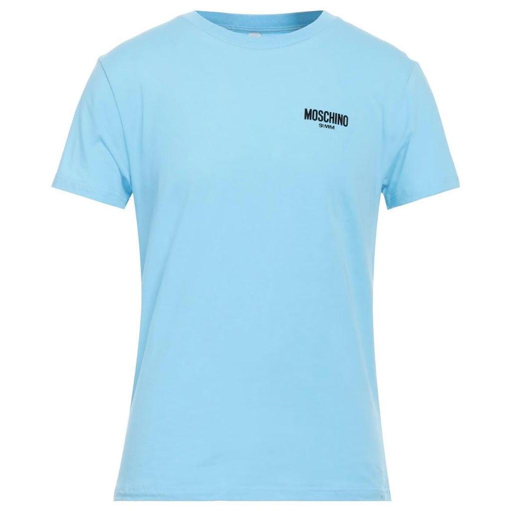Moschino Mens Plain Logo T-Shirt