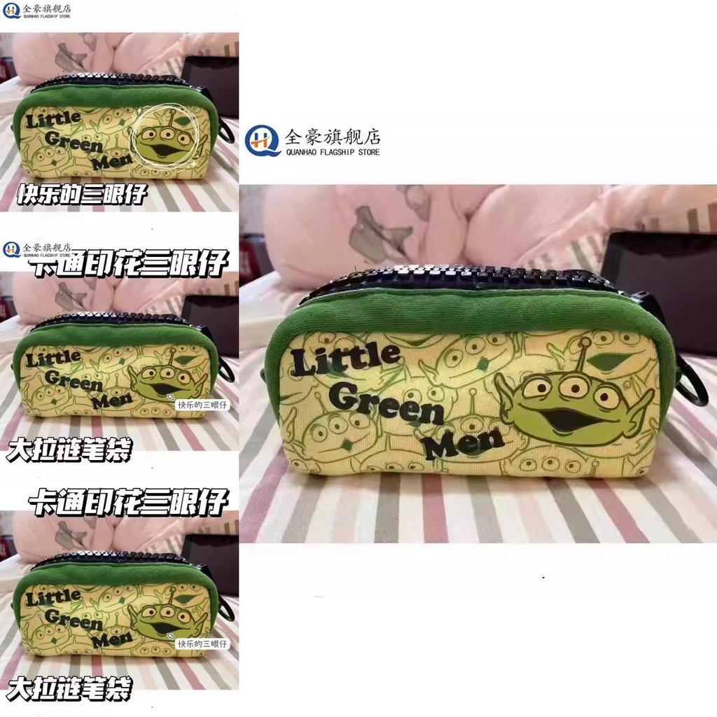 Toy Story Alien Cartoon Monster Pen Bag With Large Capacity For School And Travel Use