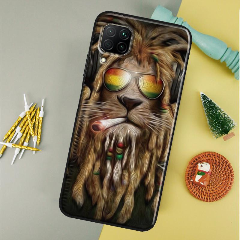 Rasta Lion For Huawei P20 P40 Lite P60 P30 Pro Nova 5T 12s 12i 11i Y90 Y70 Y60 Y61 Y91 Y72 9 10 SE Case