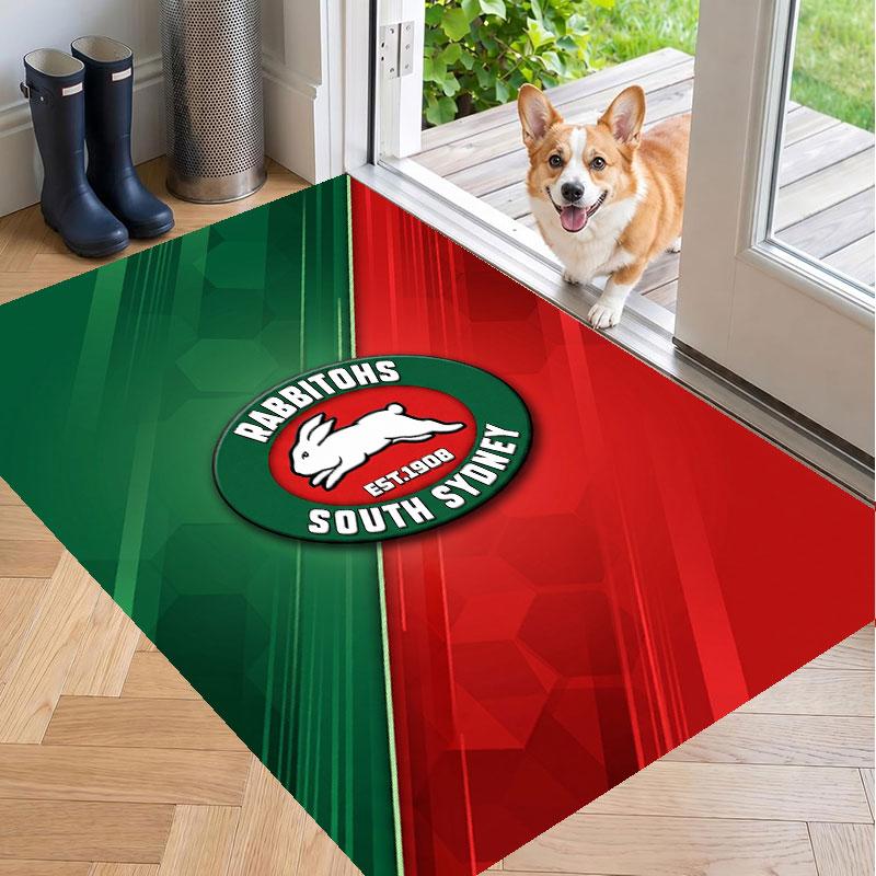 Miękki Dywanik Podłogowy Wzór South Sydney Rabbitohs Dywanik Dekoracyjny Do Wystroju Domowego Pokoju