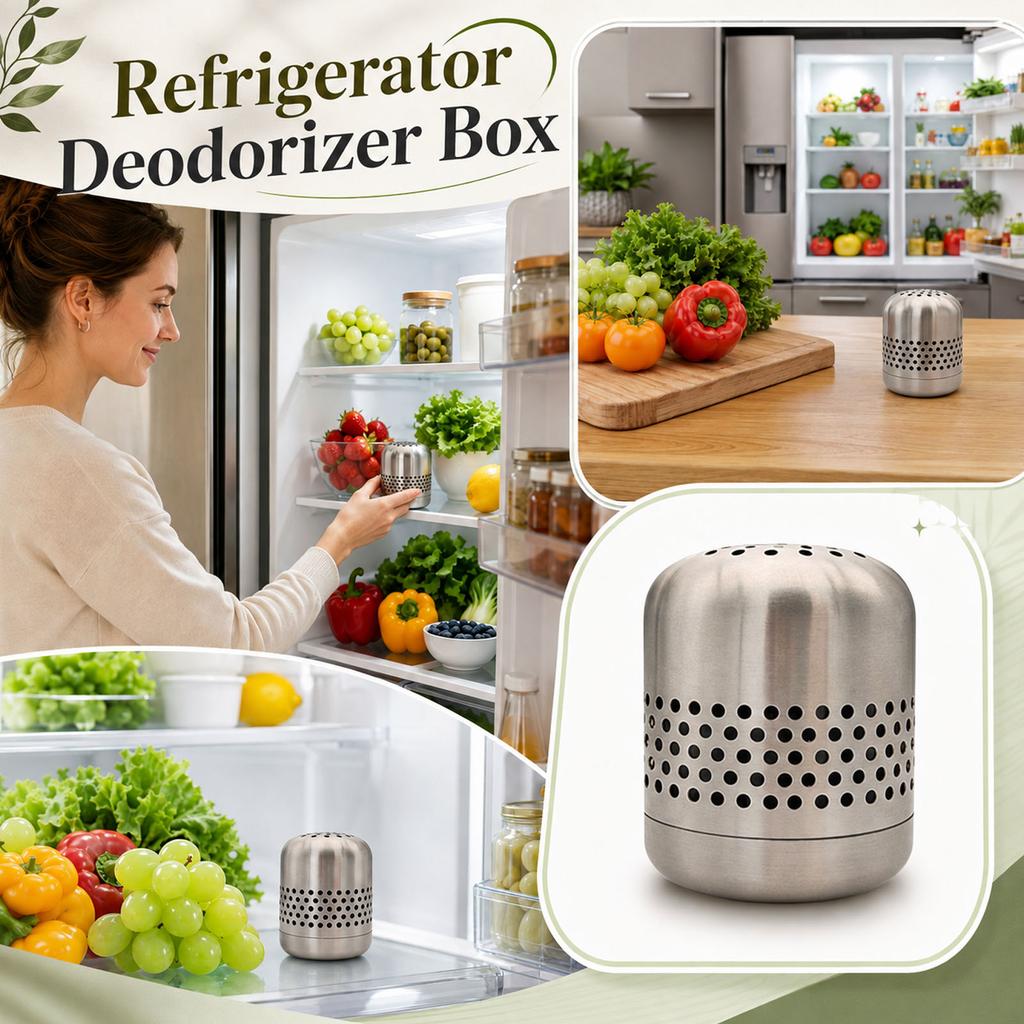 Refrigerator Odor Eliminator Box for Home Kitchen and Fridge