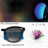 Clipon In 6 1 Black Round Oval Plastic Frame With 5 Pcs Clip On Sunglasses Magnetic Glasses Male Optical