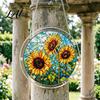 Sonnenlicht wirft Schatten Spielzeug Acryl Puzzle Suncatcher Bunt Buntglasstil Sonnensammler Handgefertigtes Sammler-Set DIY Puzzles Fenster