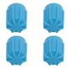 50PCS Air Conditioning Valve Caps Car Fuel Injection Nozzle Caps Sealing Plastic Dustproof Covers M8X1 Blue
