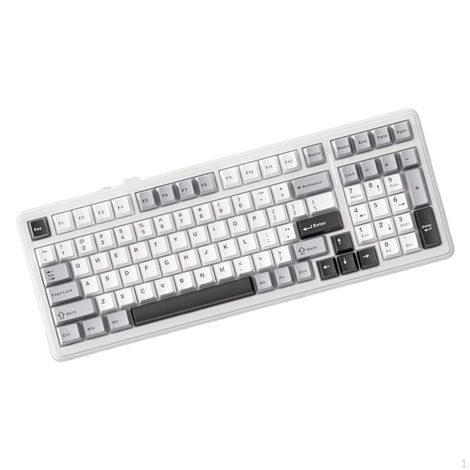 

Механическая игровая клавиатура для компьютера 2,4 ГГц Bluetooth 5.0 USB C проводная перезаряжаемая PBT