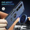 For Infinix Hot 60 Pro+ 4G Case PC+TPU Drop Defend Phone Cover with Ring Kickstand