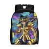 Knights Of The Zodiac Libra 2 Backpack  Ita Bag  Mochila Dual-Use Office Work Retro Washable Rucksack