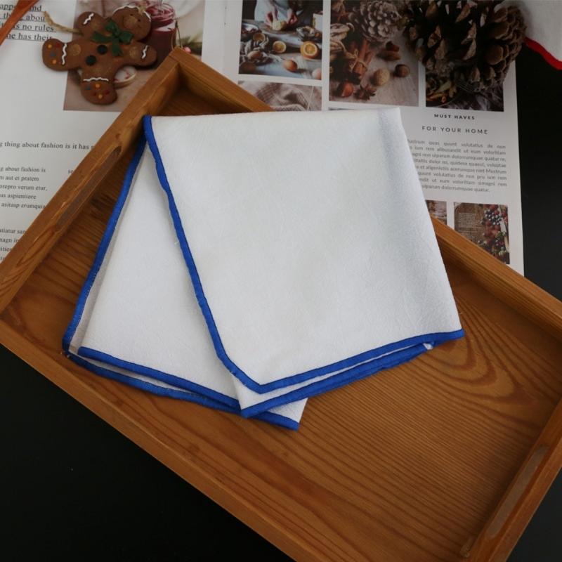 Set of 4 Cotton Dinner Napkins Cotton Cloth for Various Dining Occasion