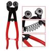 10Pieces Glass Tile Cutter Kit Metal Construction Tool For Smooth Accurate Cut On Stained Glass Bottles Includes Storage Bag