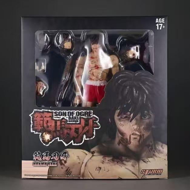 Storm Toys Actionfigur 1/12 St Serie Yujiro Hanma Baki Vollständig Gelenkig Sammlerfigur Für Erwachsene Sammlung Display