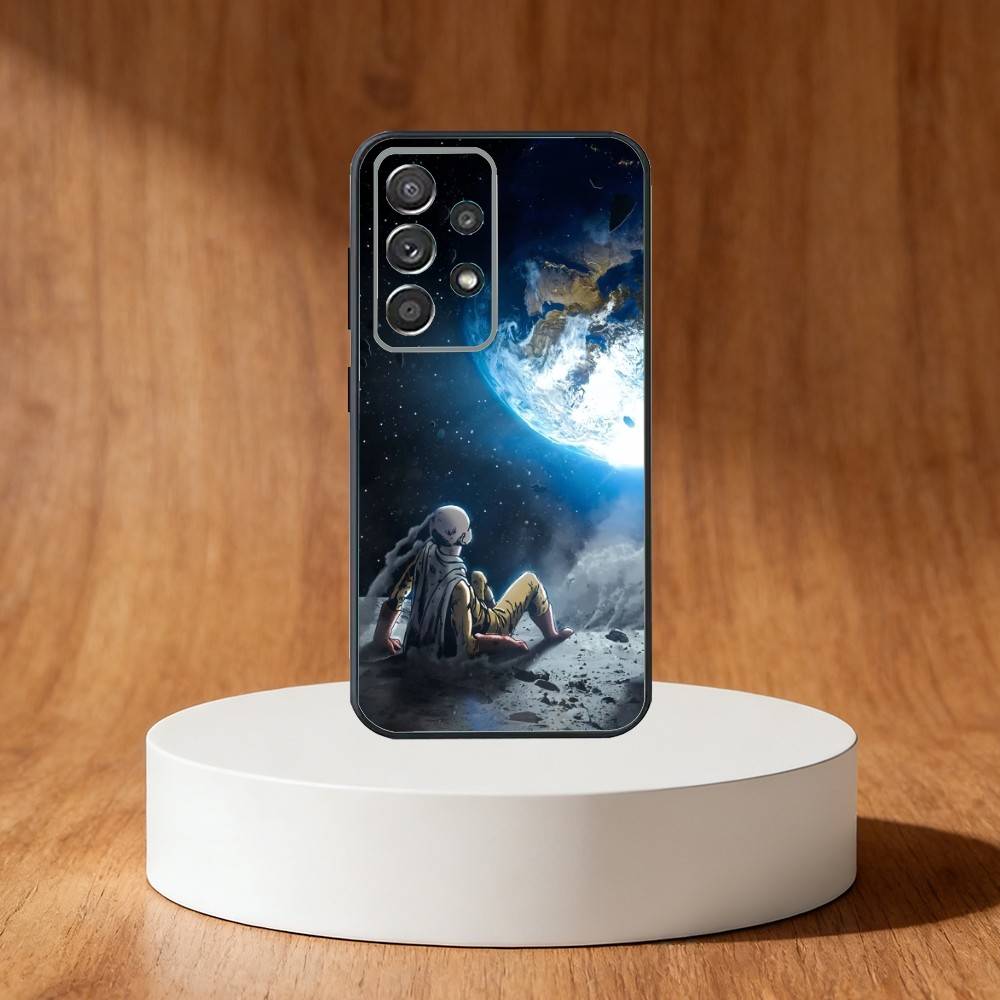 

One Punch Anime Man Phone Case For Samsung S25,S24,S21,S22,S23,S30,Ultra,S20,Plus,Fe,Note,10,9,5G Black Cover Samsung S26ULTRA