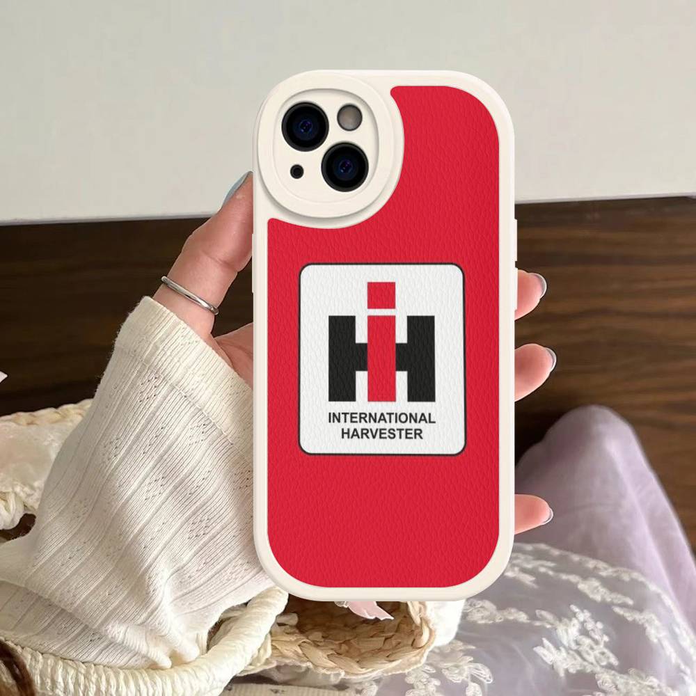

Case International Havester IH Tractor Phone Case For IPhone 16 15 14 11 12 13 Pro Max Plus Back Leather Shell iphone 12