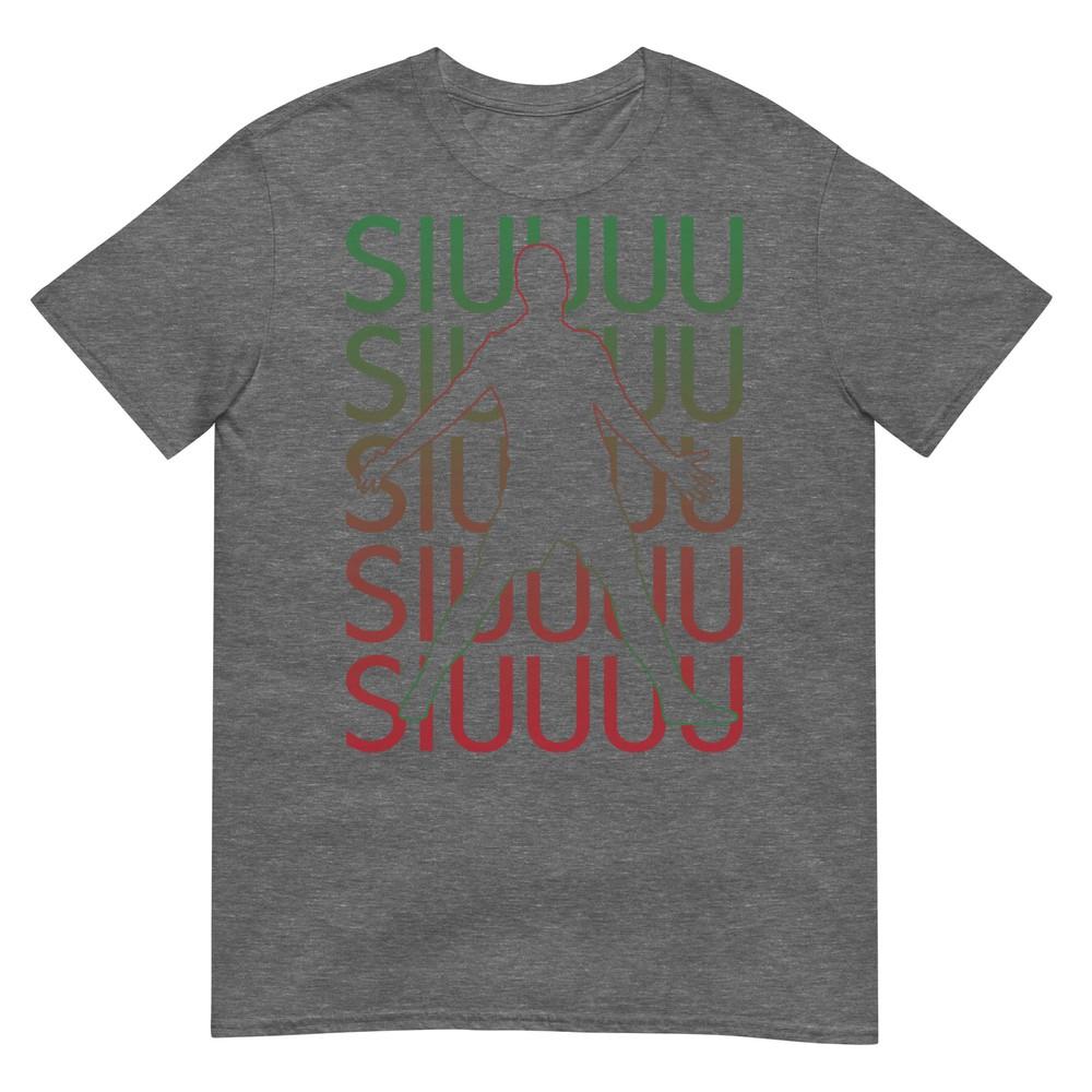 Siuuu Funny Soccer Football Boys Unisex Unisex Soccer Player Tshirt