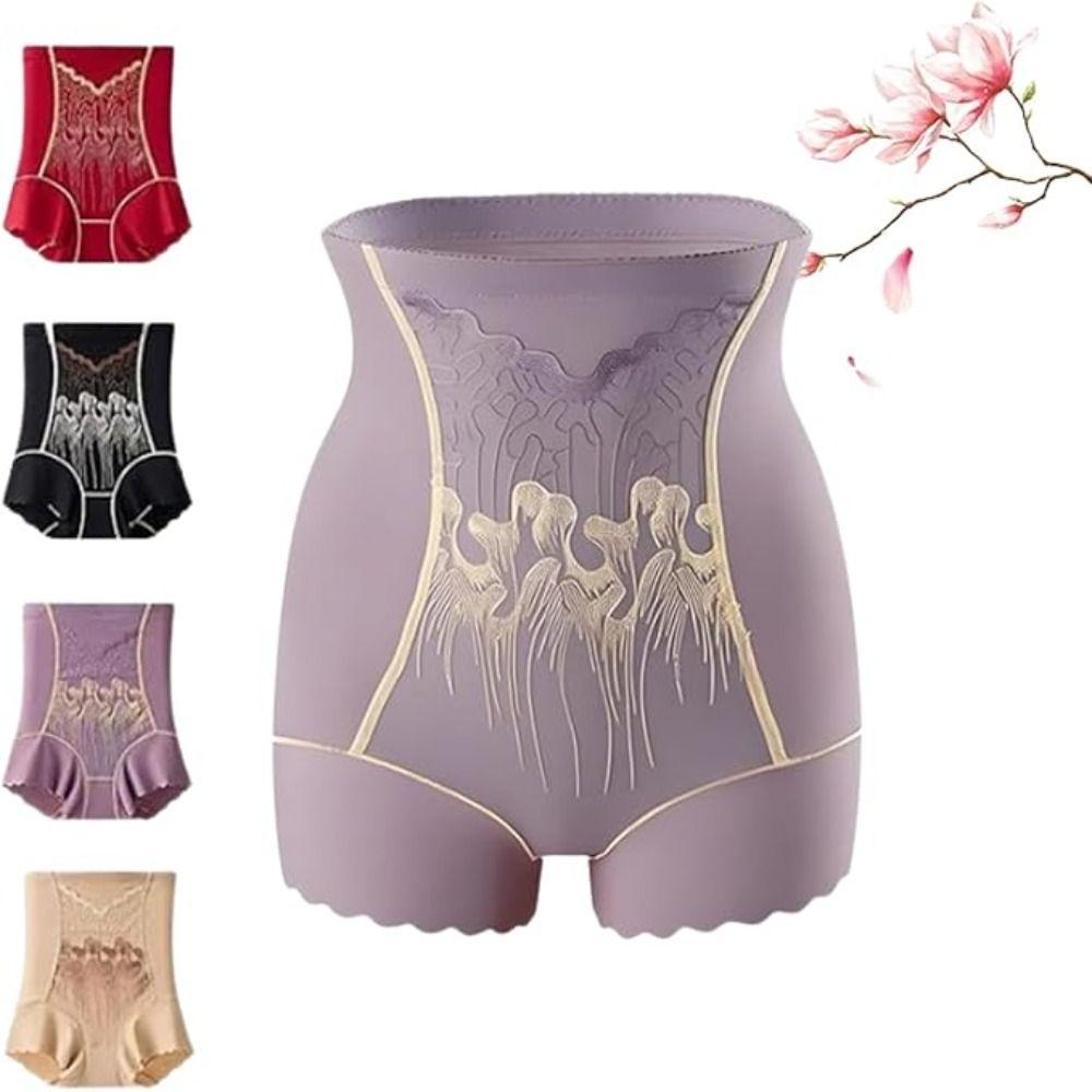 Seamless Tummy Control Shaper Shorts 3D Embroidered Butt Lifter Shapewear New Seamless Panties