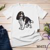 Süßes dreifarbiges Cavalier King Charles Spaniel Premium Unisex T-Shirt Herren Damen Oberteile Top