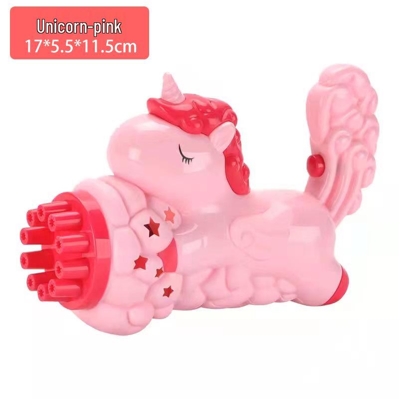 

Детский 23-дырочный пистолет для пускания пузырей «Крылья ангела» - Дизайн ракетной установки со светодиодной подсветкой