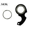 Decompression Fidget Spinner Portable Keychain Heavy Duty Metal Stress Relief Pocket Size Key Ring Kids Adults Index Finger Exercising Spinning