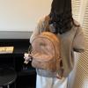 School Bag Vintage Embossed Backpack for Women, New Large Capacity, for Commuting, Shopping, and a Sophisticated Commuting Style, Niche Small Backpack