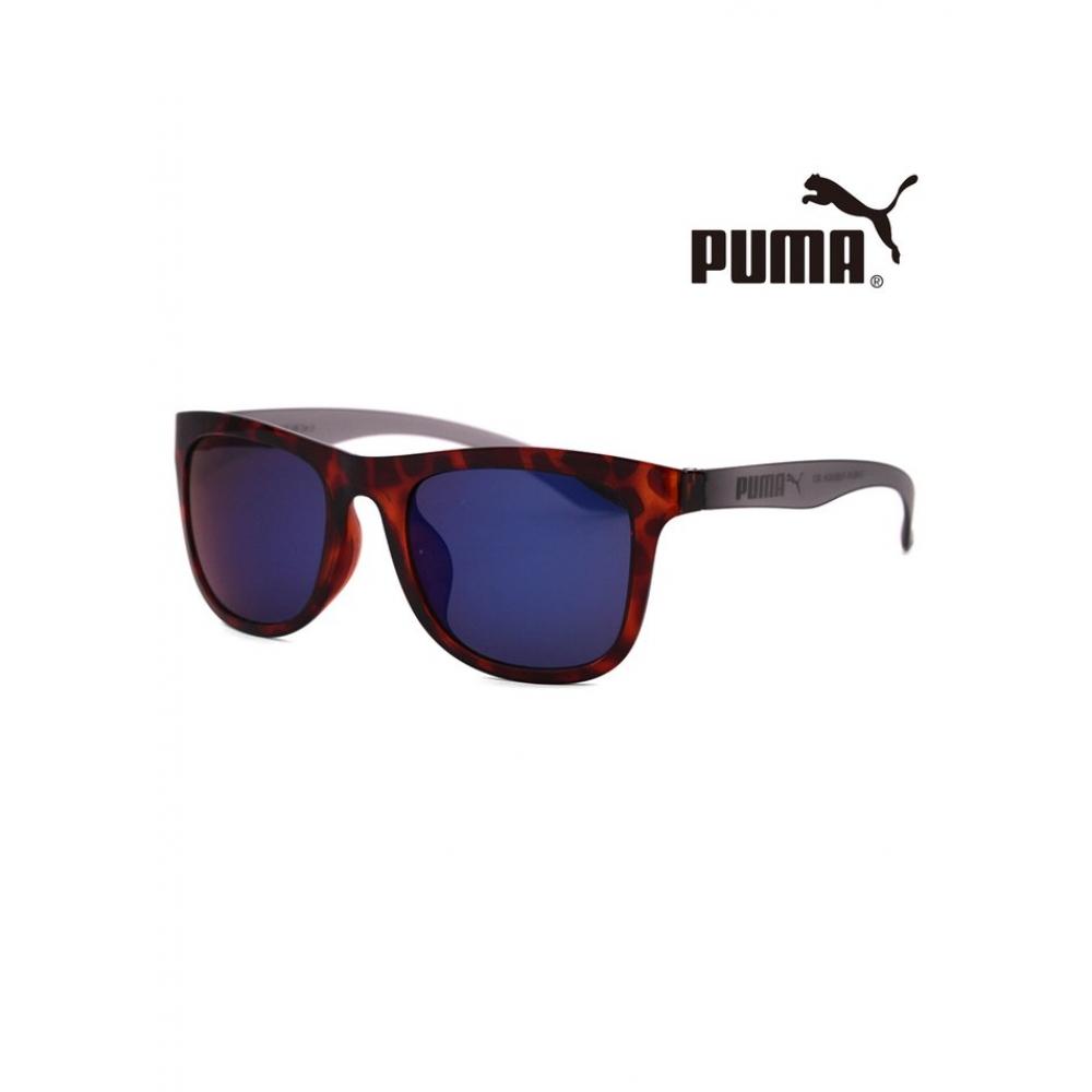 

Puma Pu0016sa 003 Square Horn Rimmed Mirror Asian Fit Lightweight Sunglasses PU0016SA003