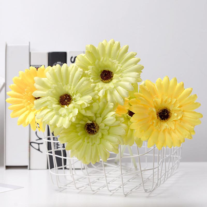 Bolus Jamesonii Gerbera Faux Flower Artificial Plant Ornament For Decor Home