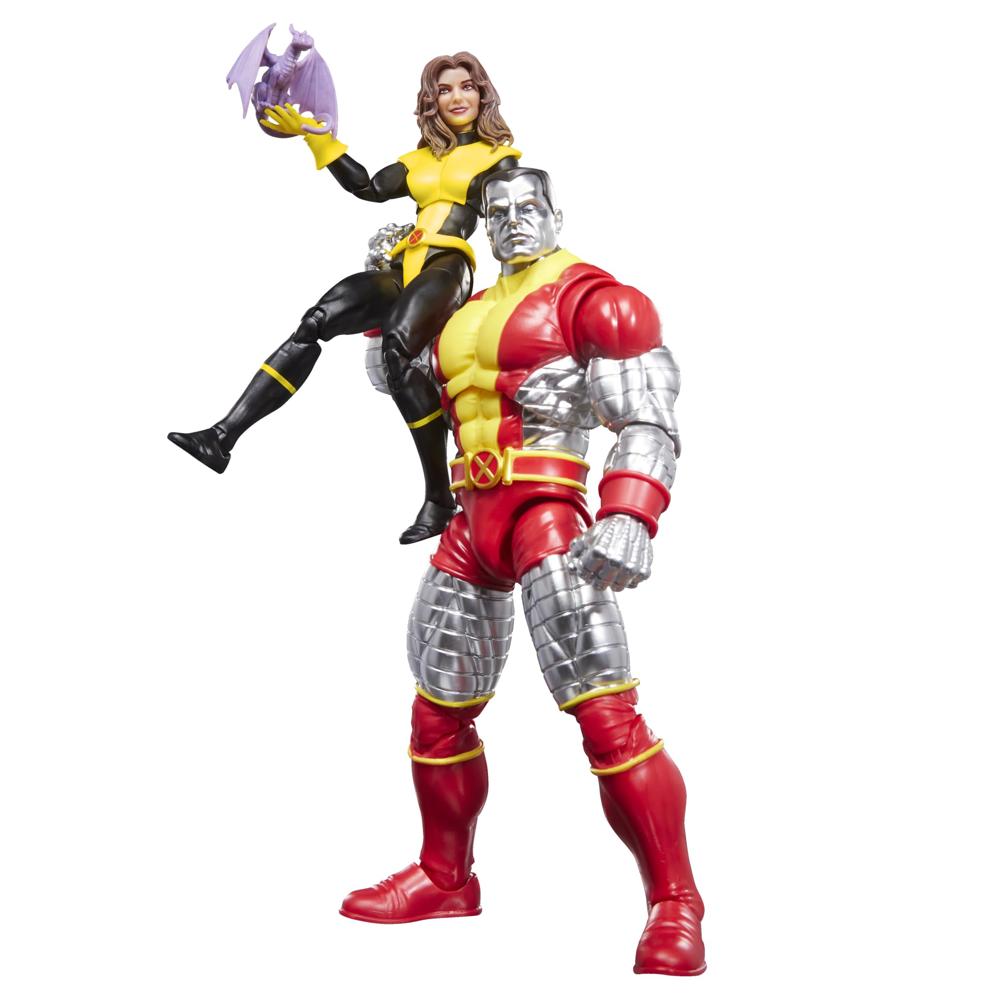 Hasbro Marvel Legends Series Astonishing X-Men Kitty Pryde & Colossus 2-Pack Action Figures 6-Inch Collectible G2127