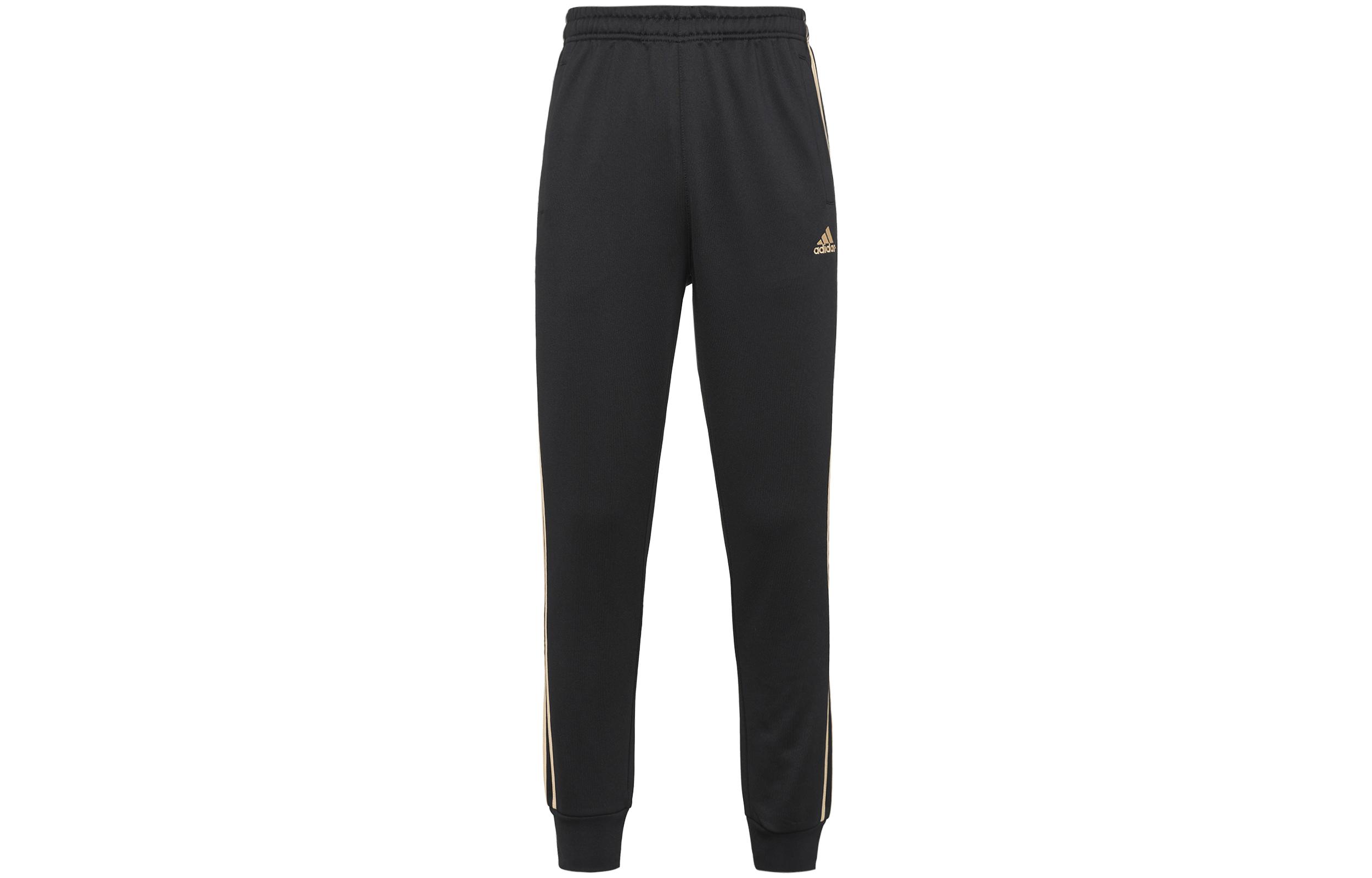 Adidas Sportlife Casual Pants Men s Black Gold TR30P1R-BG M
