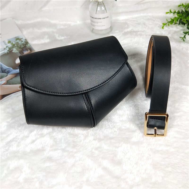 Korean Version of Small Waist Bag Women's Fashion Versatile Snakeskin Decorative Belt Mobile Phone Bag Street Personality Small Bag Trendy Ins Style