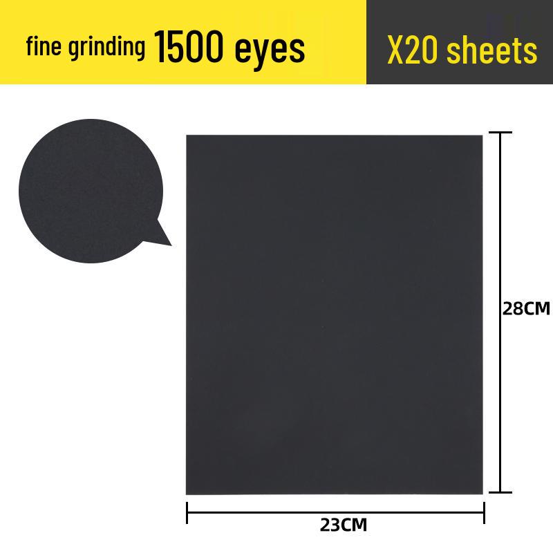 Ultra-fine 2000 Grit Wear-Resistant Sandpaper for Wet and Wood Sanding