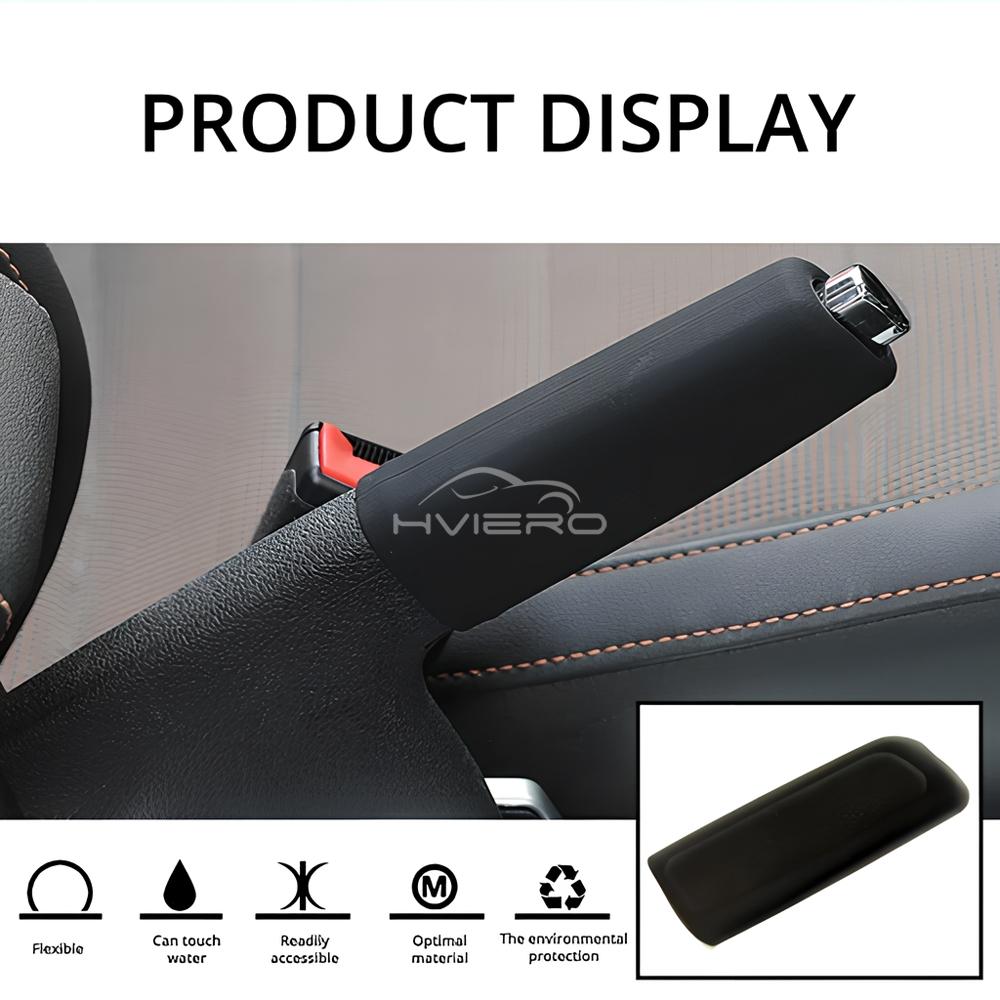 Automotive Handbrake Set Silicone Odor Free Wave Washable Cover Anti Slip Wear Resistant Sheath Parking Brake Universal Tools