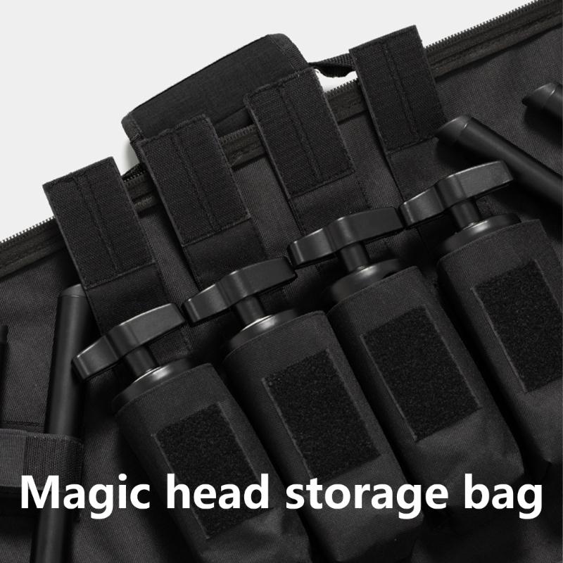 C Stand Bag Photographic Equipment Carrying Case for Light Stands and Accessories with Compartment Storage