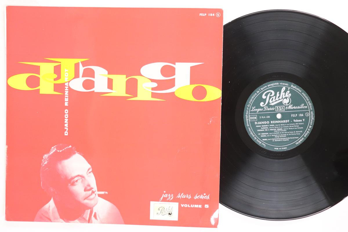 LP Record DJANGO REINHARDT  Django Volume V FELP184 PATHE France Jazz Used
