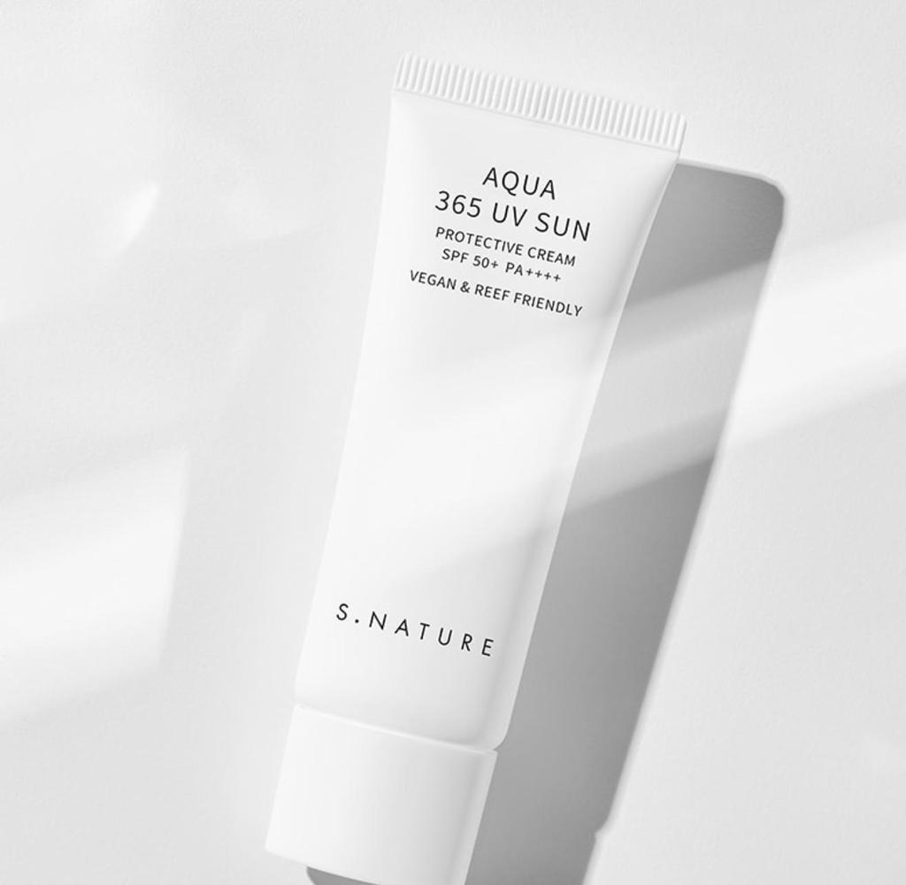 S.NATURE Aqua 365 UV Sun Cream SPF 50+ PA++++ Hydrating UV Protection 40ml Korean Sunscreen Daily Sunblock