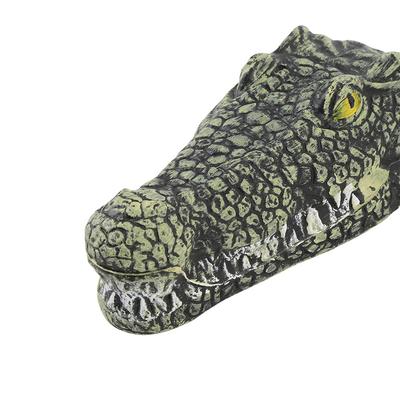 33 Inch Resin Alligator Pool Float Floating Crocodile Decoy Fake Alligator Pool Float Statue for Garden Pond Backyard Decoration