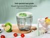 Manual Food Processor: Pumpkin Masher, Meat Grinder, Baby Food Maker, Onion Ginger Garlic Chopper