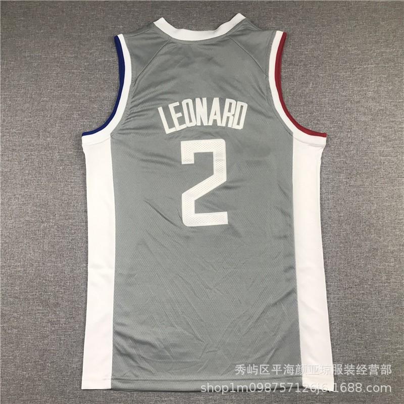 Embroidered Basketball Jersey LA Clippers Paul George 13 Kawhi Leonard 2 Custom Sportswear Men Women