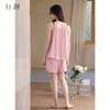 Xuan Liang Pajamas Women's Summer Thin Ice Silk Strap Shorts Set Large Size Sexy Light Luxury Premium Home Clothes