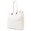 Bally Letter Logo Cotton Tote Shopping Bag Women Tote White WAE06VCV011I135O