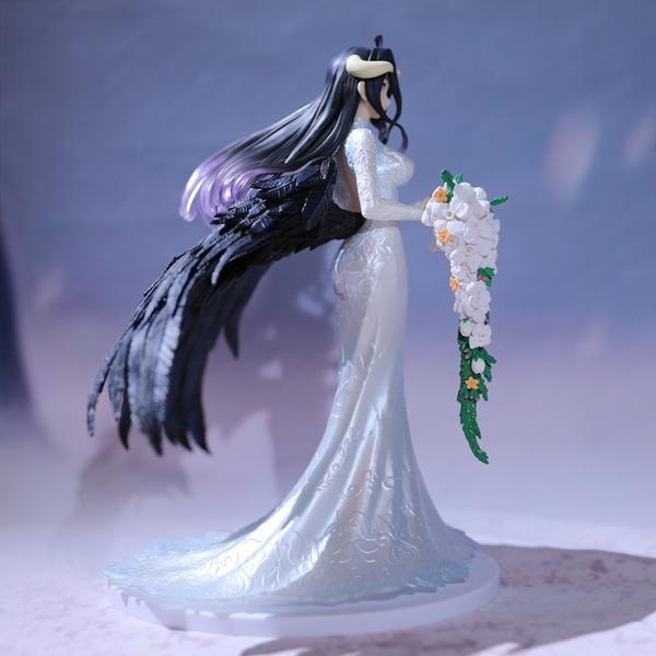 Anime Overlord Albedo Wedding Dress Ver PVC Figur Modell Spielzeug Anime Overlord Albedo Wedding Dress Ver PVC Figur Modell Spielzeug