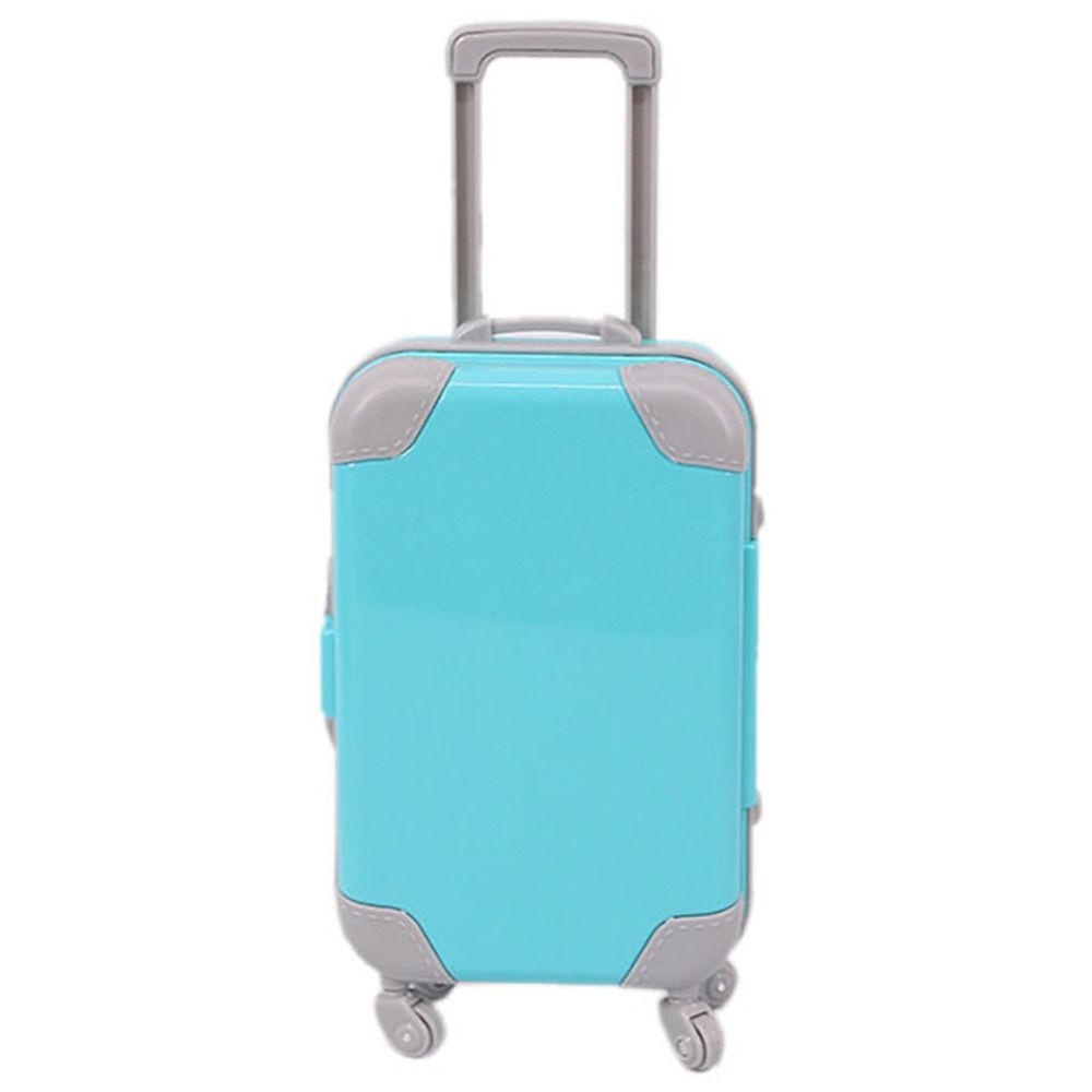Creative Scene Model For 18Inch Miniature Luggage Doll Trolley Trunk Playing House Dolls Accesories