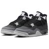 Air Jordan 4 Retro Fear 2024 Unisex Sneakers Black White Anthracite FQ8138-002