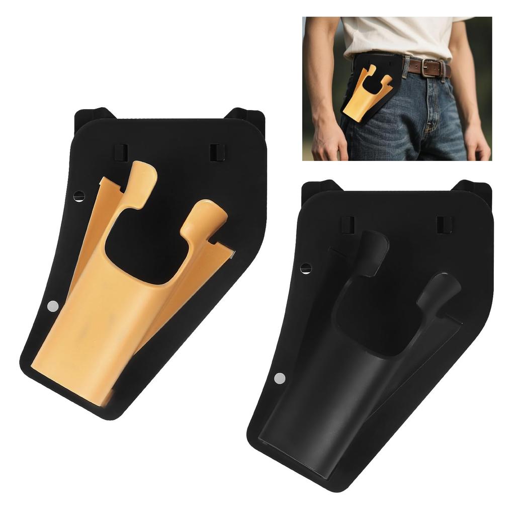 Hands-Free Fishing Rod Belt Holder Portable Waist Rod Holster for Spinning/Casting Rods Fits Most Belts for Shore & Boat Fishing