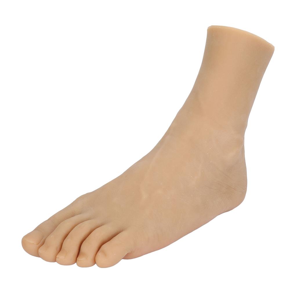 Männliches gefälschtes Fußmodell, hohe Simulation, flexible, klare Textur, menschliches männliches Fußmodell für Tätowierungen