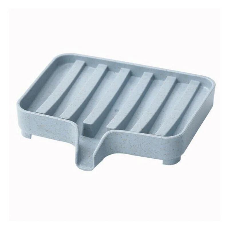 Porte-savon à ventouse pour salle de bain douche portable porte-savon feuille silicone plateau éponge pour accessoires de cuisine salle de bain