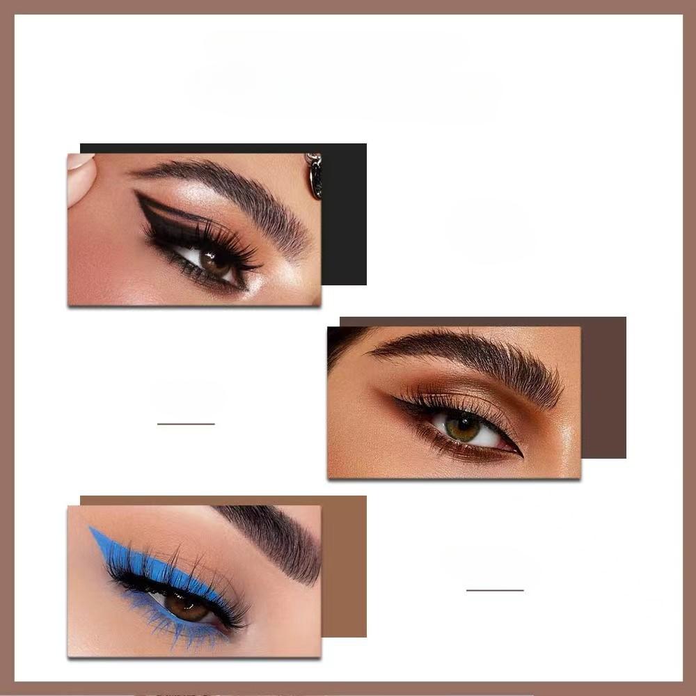 Three-color Colorful Eyeliner Cream Fine Good Color Thick And Thin Waterproof And Sweatproof