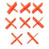 8Pcs Deck Spacer Tool 4 Thickness ABS Deck Board Spacers for Composite PVC Hardwood Decking Orange