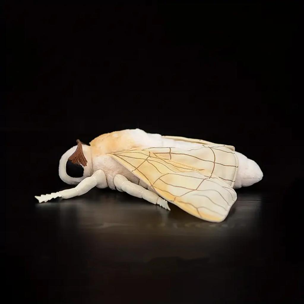 Adorabili Giocattoli di Peluche Insetto Baco da Seta Falena Falena della Luna Peluche Giocattolo Realistico Hyalophora Cecropia Appassionati di Insetti Bambini Regali di Natale