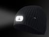Cap with RGB LED flashlight, graphite