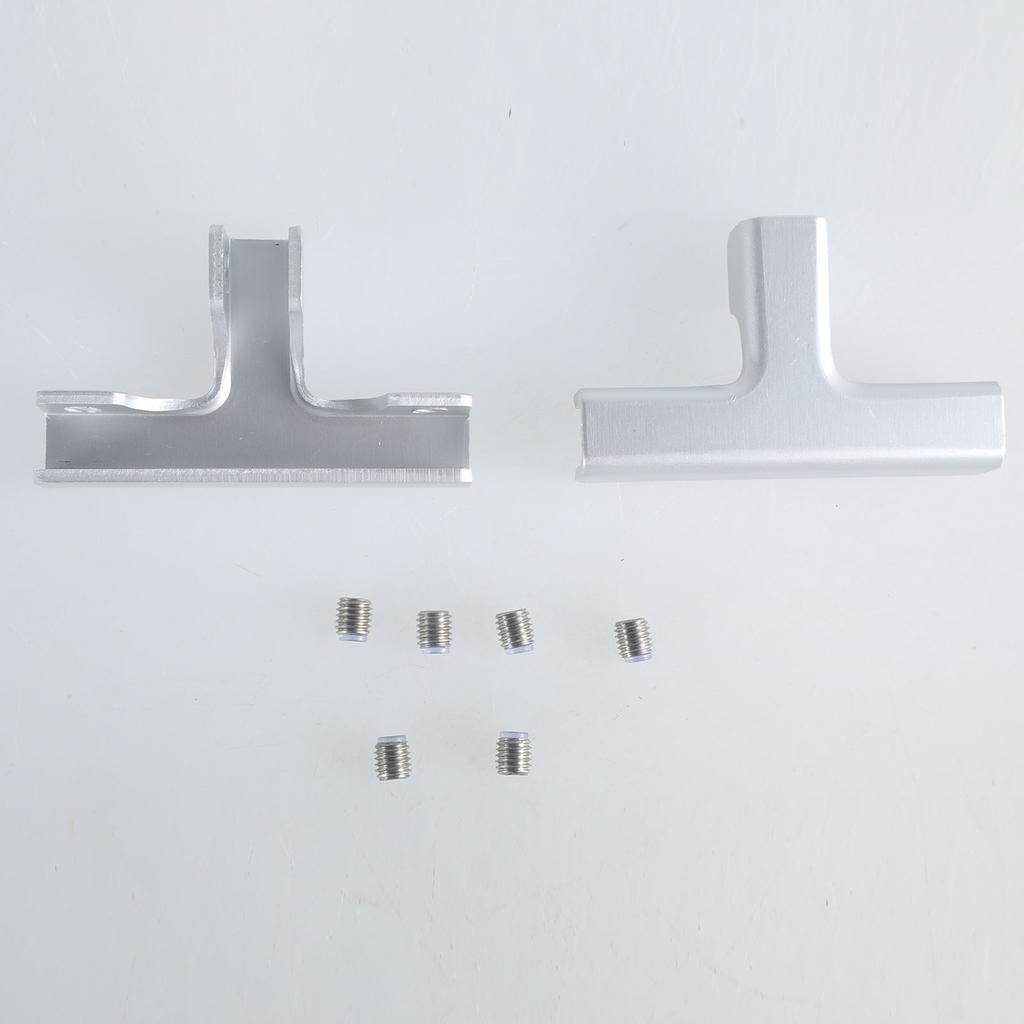 Pack Of 4 Aluminum T Shaped Clips T Clamp Connectors T Shape Fasteners Simple Installs for Plant Box Divider Connections
