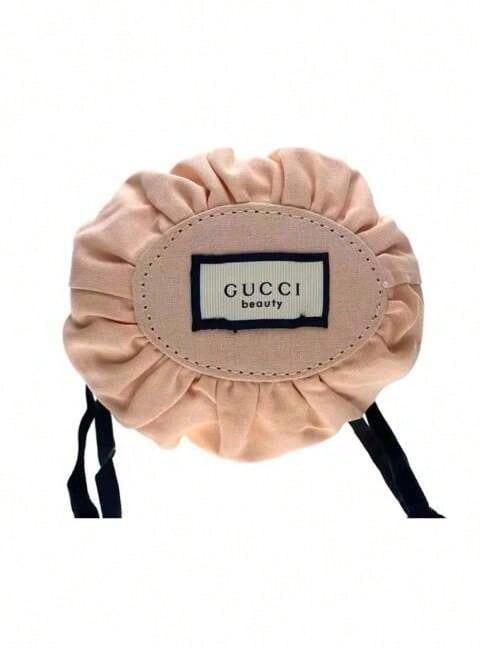 

Gucci Pink Drawstring Beauty Cosmetic Pouch розовый