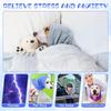 5 Pcs 3 Size Dog Head Wrap Neck Warmer Dog Neck and Ears Warm Winter Pet Snood Ear Cover Ear Wraps Soundproof for Calming Cat Puppy Anxiety Relief